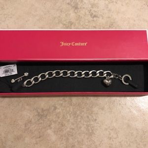 Juicy Couture Silver Charm Bracelet.